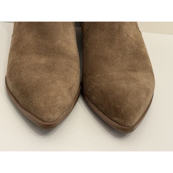 Franco Sarto Sager Suede Pointed Toe Ankle Boots Women's 8.5 - Picture 3 of 12